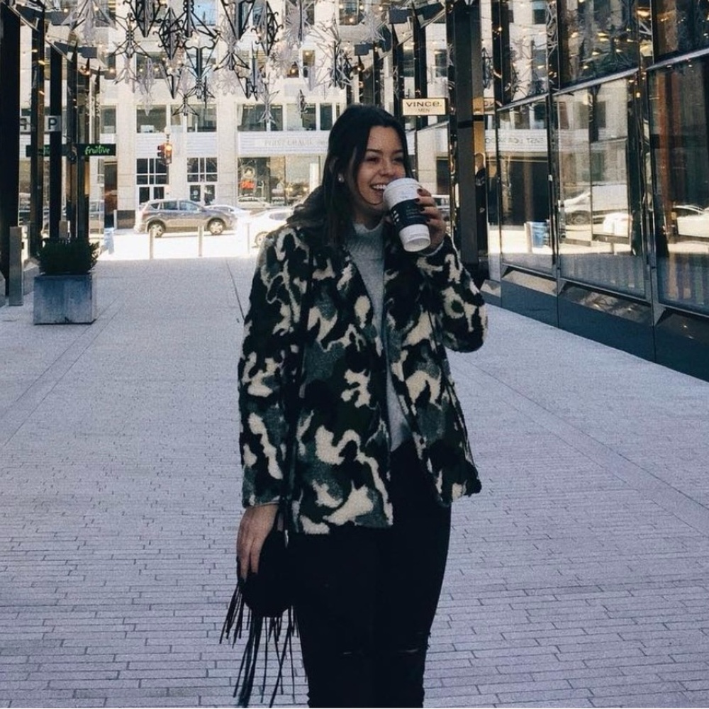 Love Tree Camouflage Coat